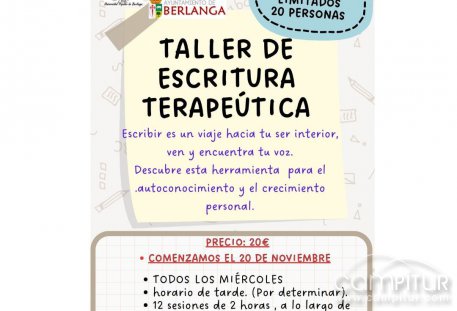 Taller de Escritura Terapéutica en Berlanga